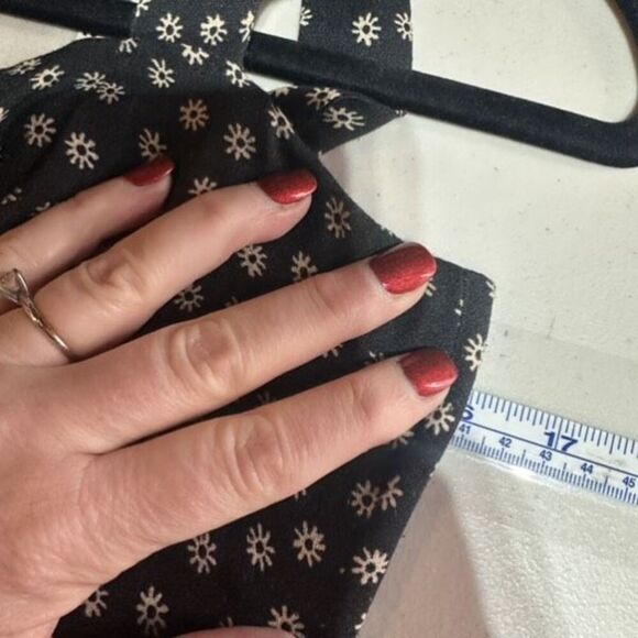 Reformation Ditzy Micro Floral Black Wide Leg Sleeveless Jumpsuit Size XS - Picture 5 of 16